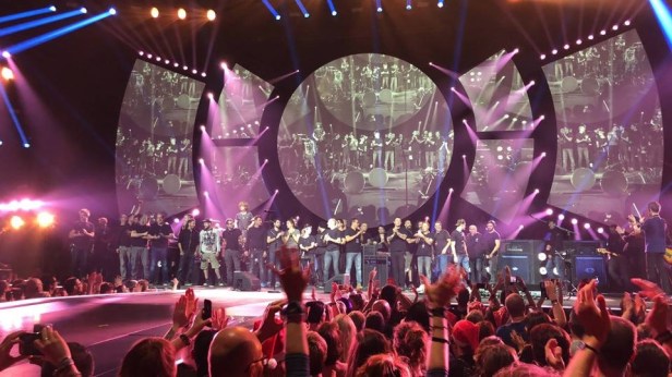 Equipe technique sur scène (Amnéville II)