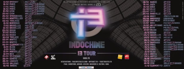 Dates 13 Tour (fin 1ère Vague)