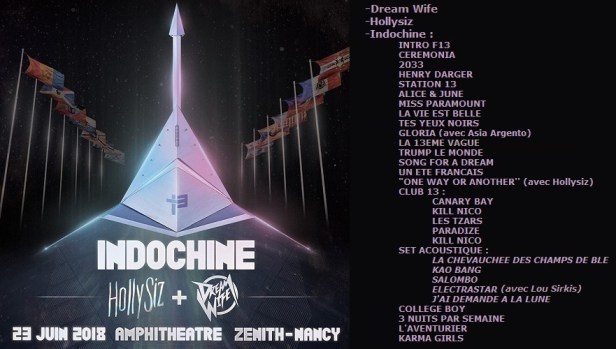 Setlist Nancy (23 juin 2018)